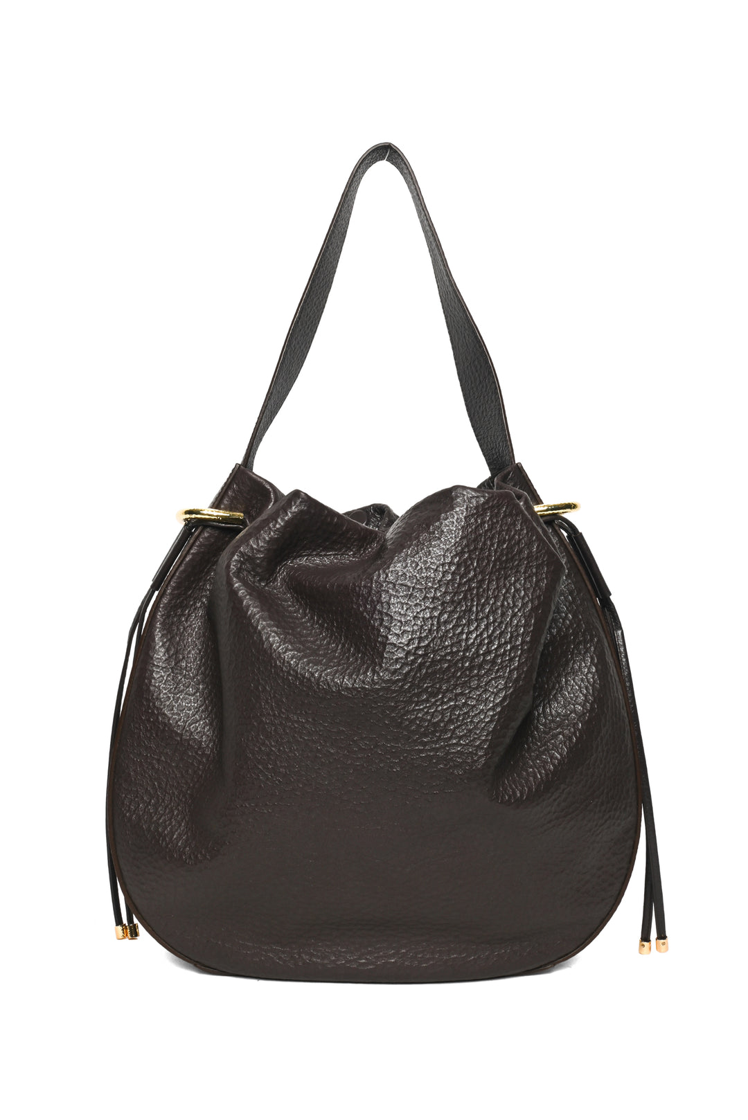 Ulla Johnson Tilda Ruched Leather Hobo
