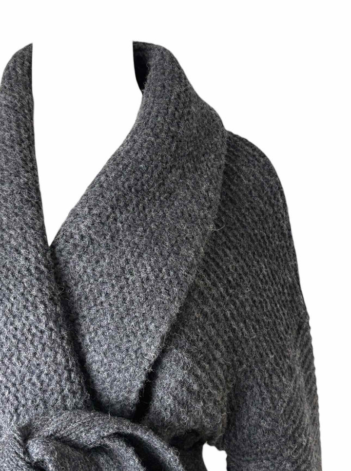 Ichi Antiquities Size OS Long Wool Belted Cardigan