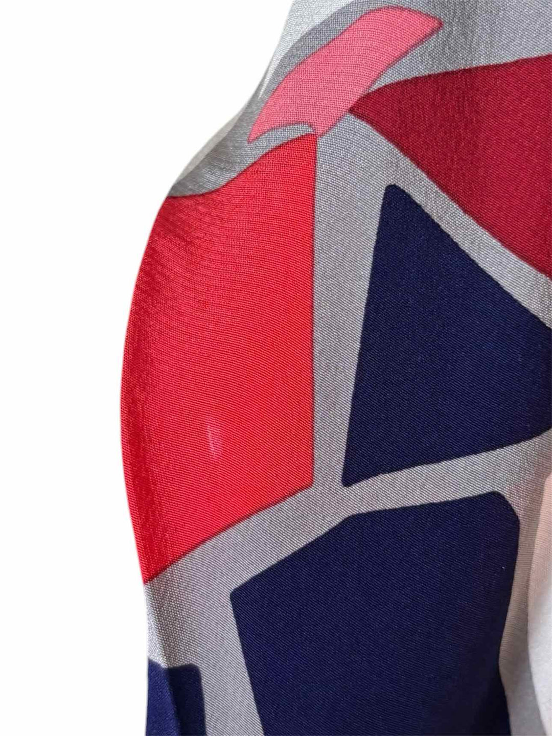 Gucci Size 38 Silk Geometric Pattern Silk Tank Top
