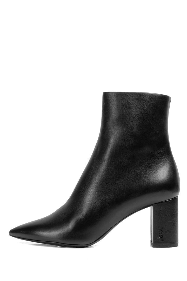 Saint Laurent Size 37 Betty Leather Ankle Boots
