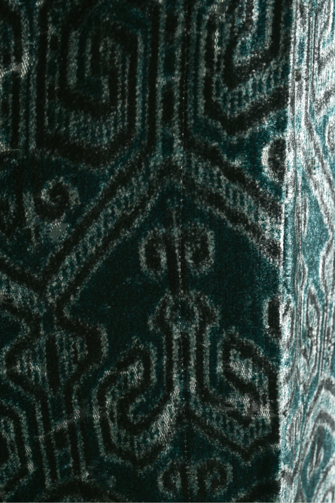 Forte_Forte Size 2 Velvet Printed Dustcoat