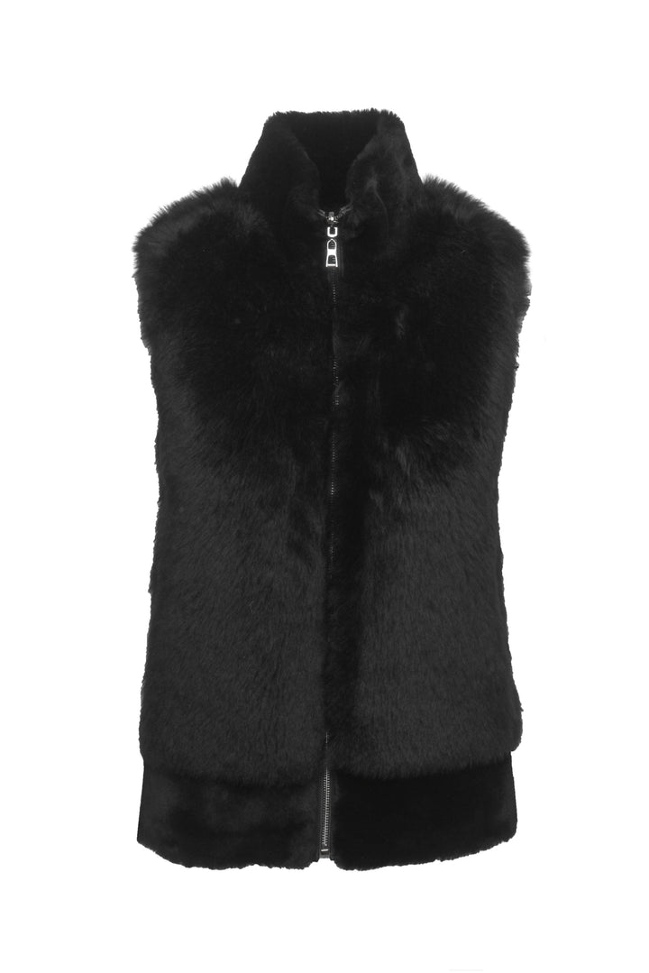Rocco Ragni Size XS Reversible Shearling Vest