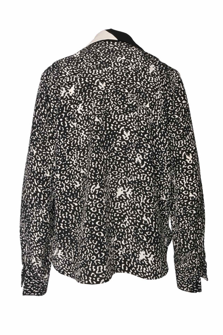 Givenchy Size 38 Printed Silk Blouse