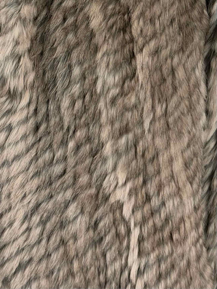 H Brand Size S/M Ashleigh Rabbit Fur Jacket