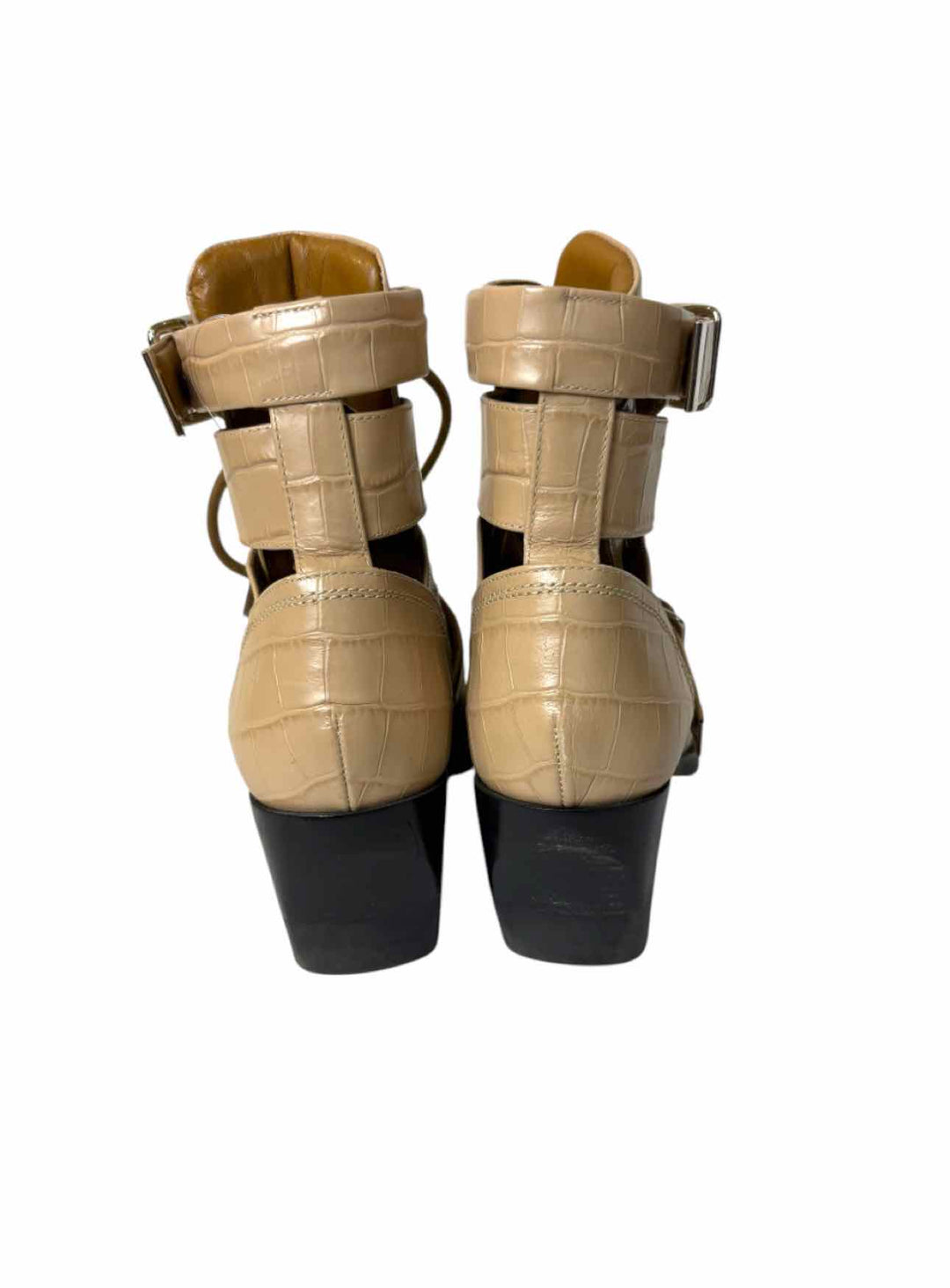 Chloe Size 38.5 Rylee Leather Lace Up Boots