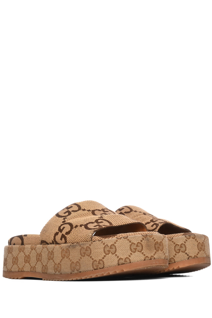 Gucci Size 38.5 Platform Slides