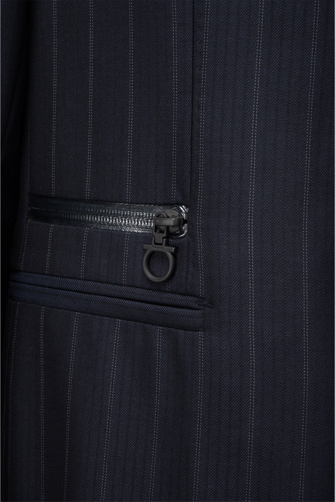 Salvatore Ferragamo Size 40 Men's Pinstripe Blazer