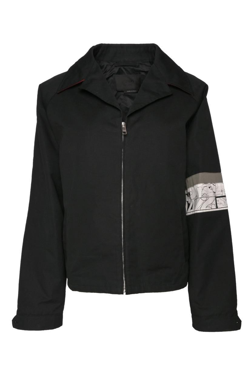 Prada Size 56 Men's 2017 Comic Book Jacket