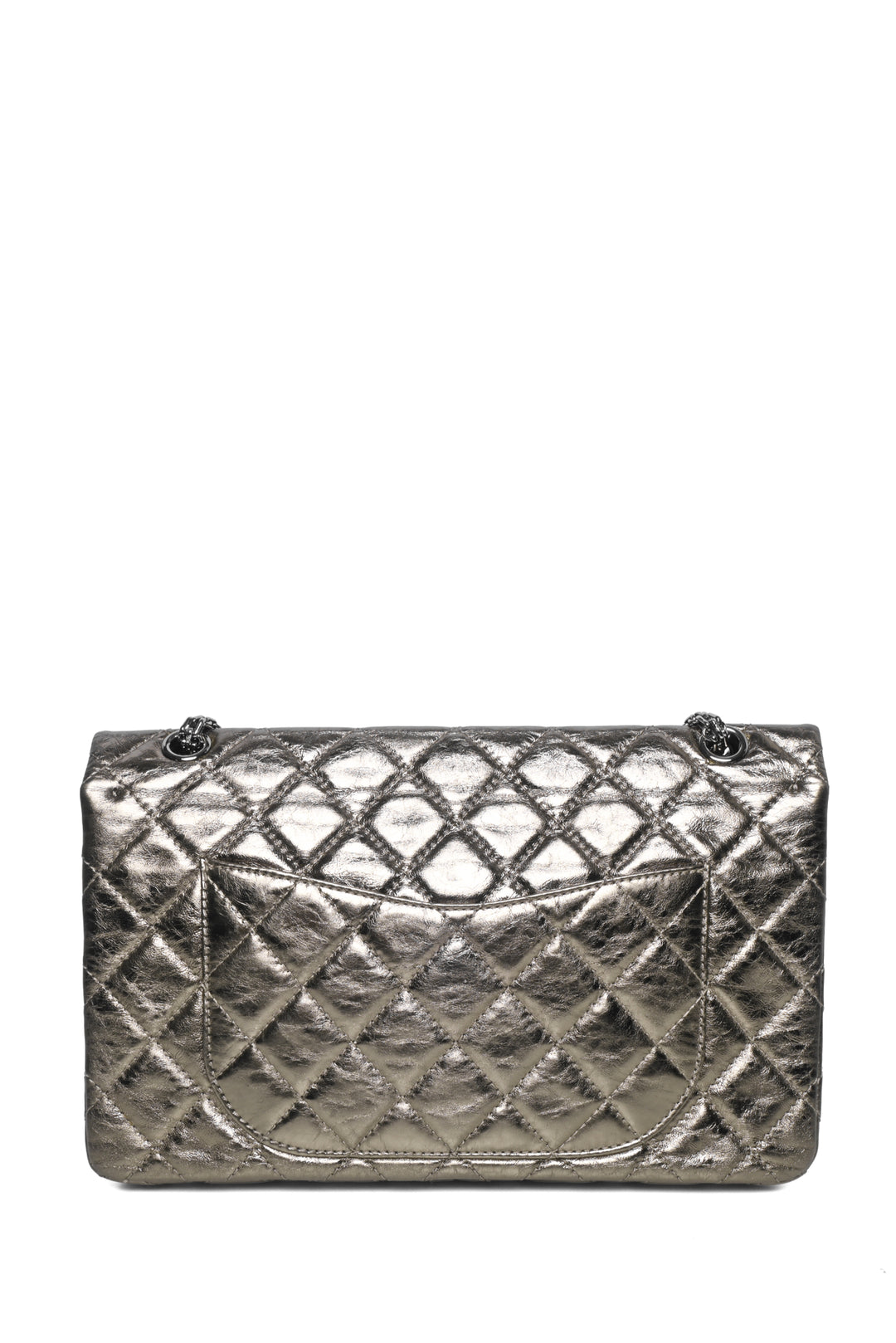 Chanel 2006-2008 Metallic Aged Calfskin Quilted 2.55 Reissue Double Flap Bag