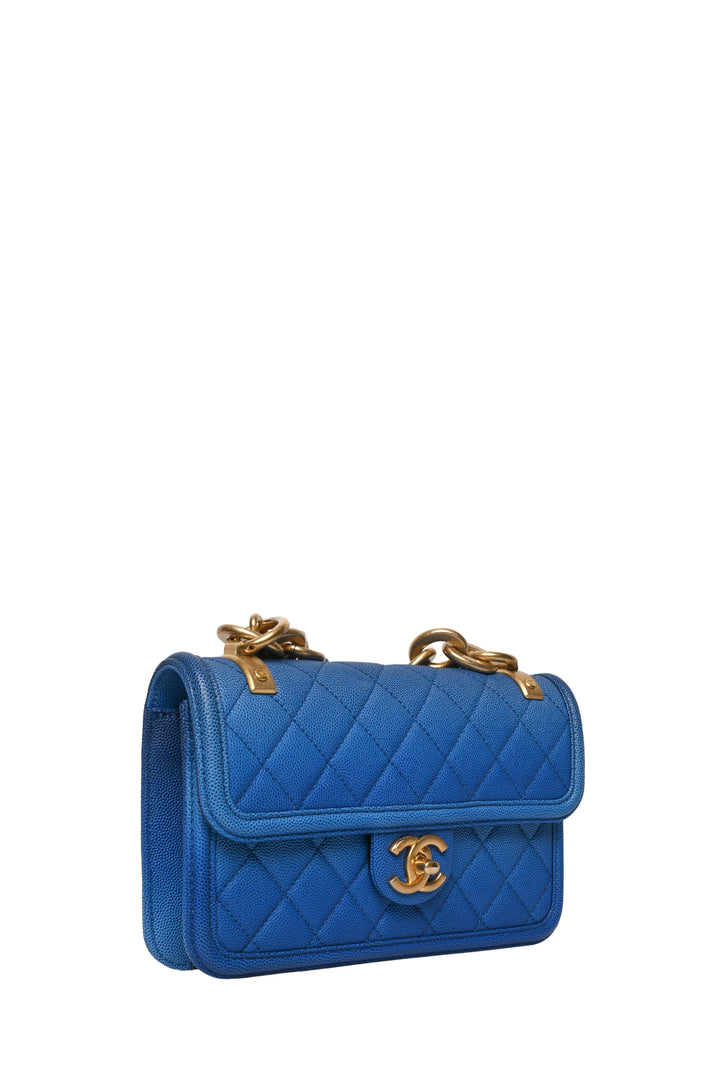 Chanel 2019 Caviar Quilted Small Sunset on The Sea Flap Bag