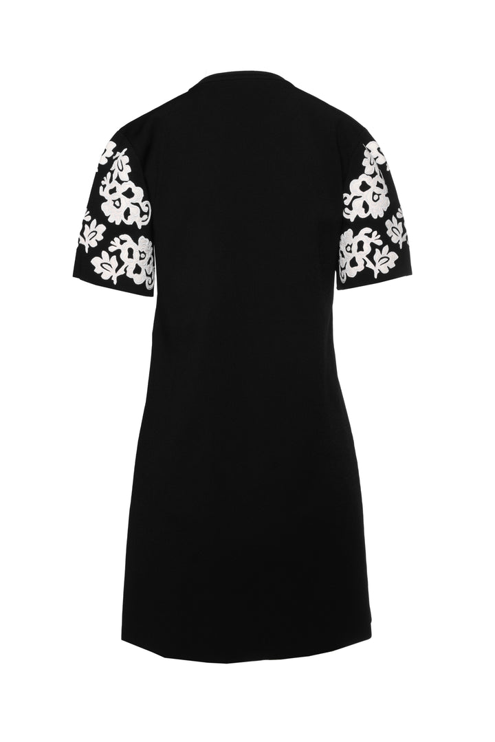 Louis Vuitton Size M Embroidered Sleeve Mini Dress