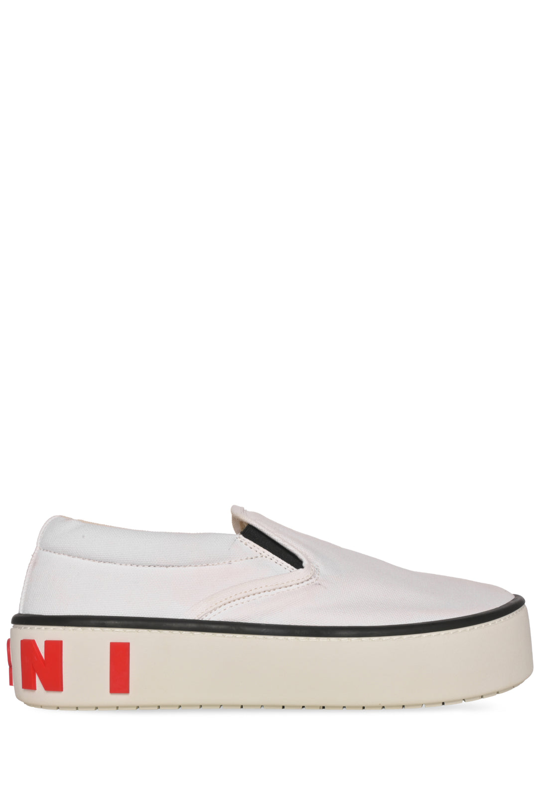 Marni Size 42 Men's Logo Canvas Slip On Sneaker