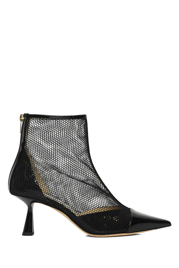 Jimmy Choo Size 41 Mesh Heeled Booties