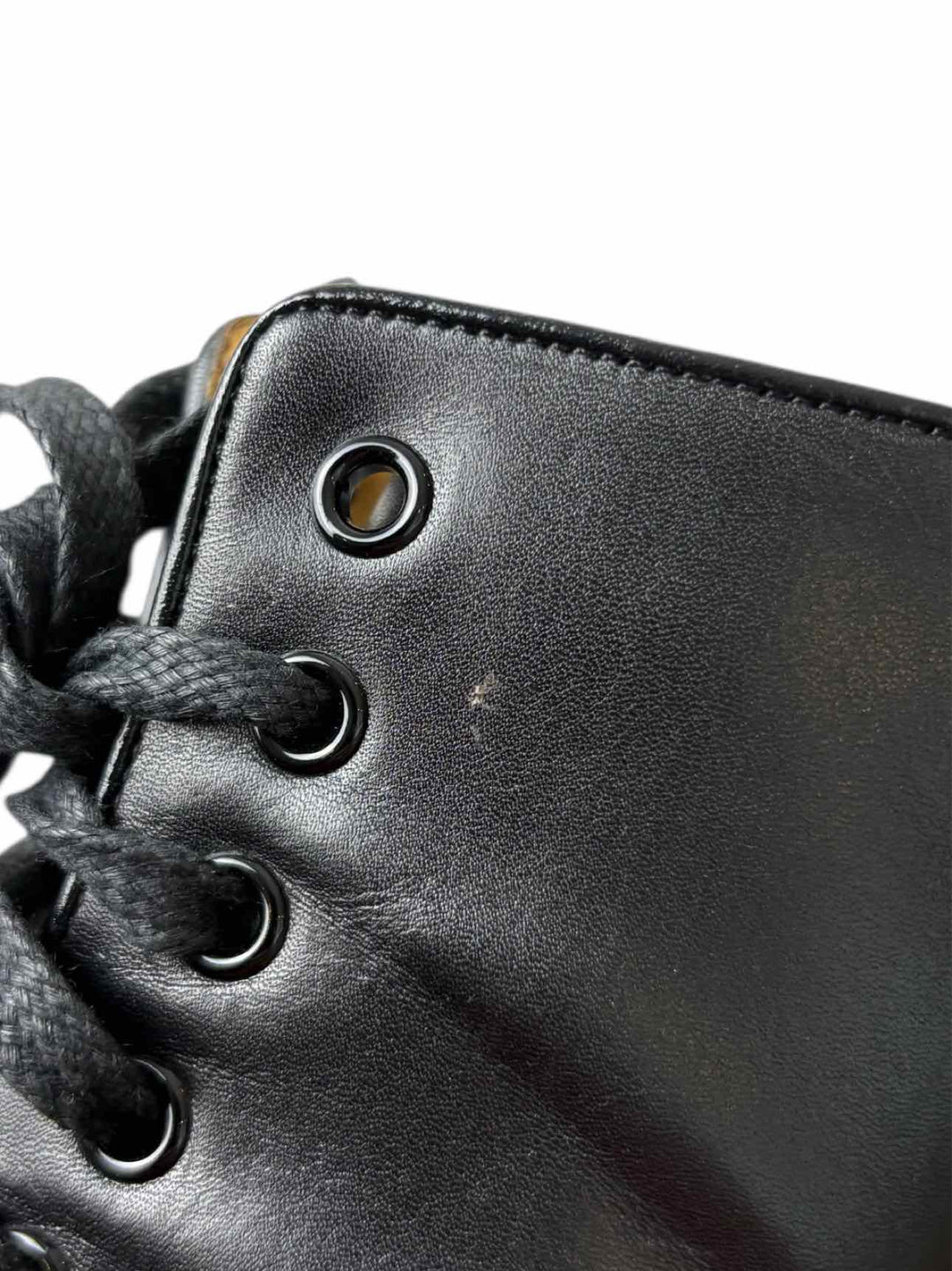 Gucci Size 6 Leather Combat Ankle Boots