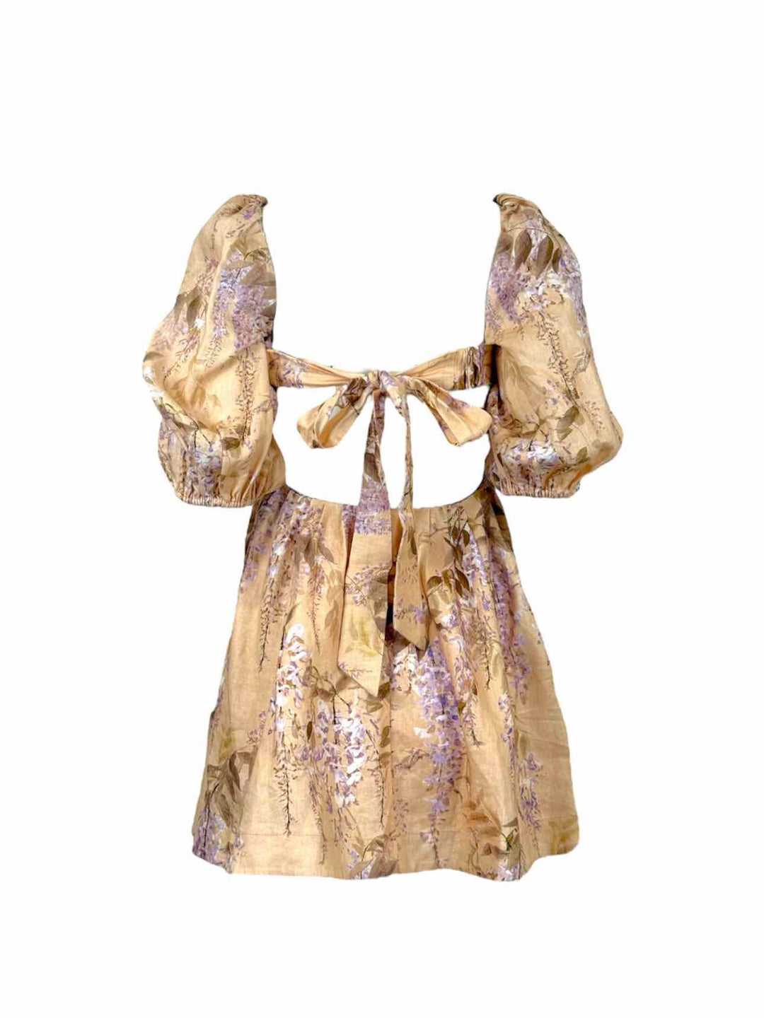 Zimmermann Rosa Cut Out Mini Dress
