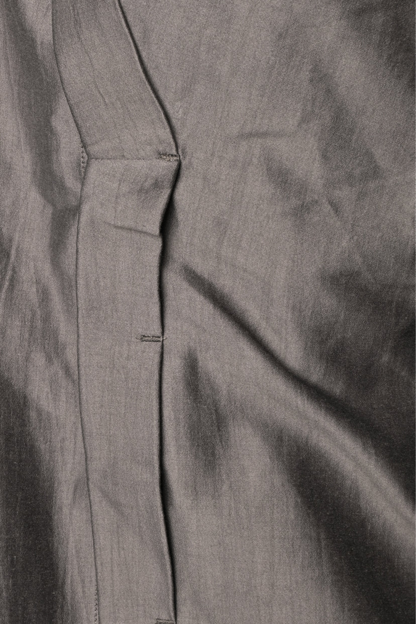 Rick Owens Size 38 Men's Camicia Wrapped Shirt Long Sleeve