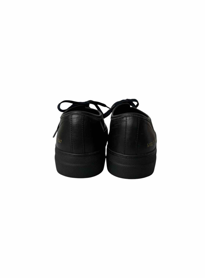 Common Projects Tournament Low Super in Leather Black Size 38 Sneaker