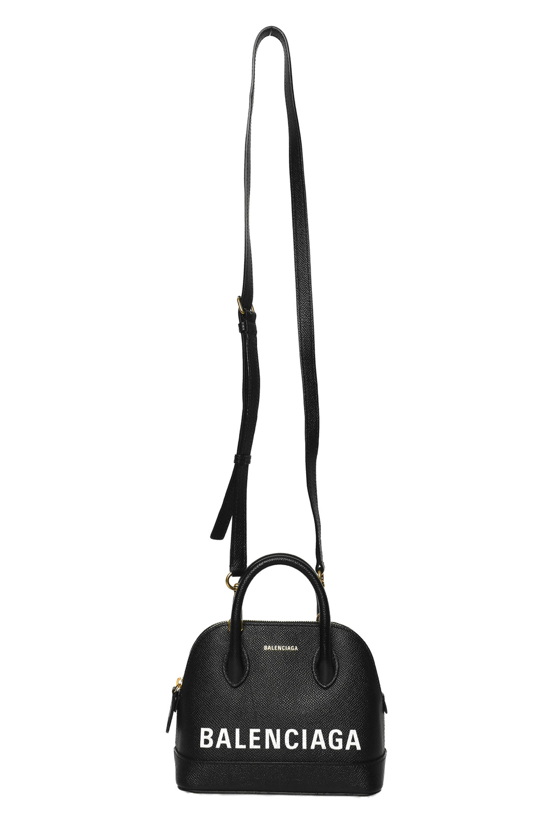 Balenciaga F/W 2018 XXS Ville Logo Top Handle Bag