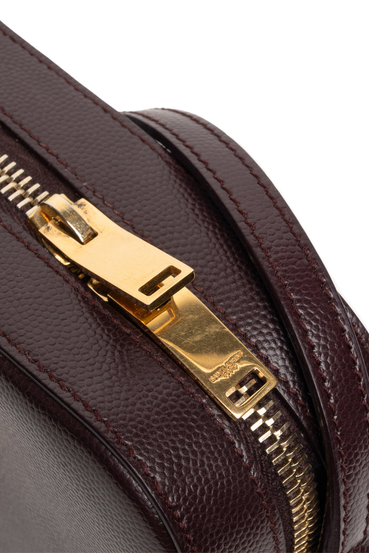 Saint Laurent 2015 Grain Leather Small Classic Monogram Camera Bag