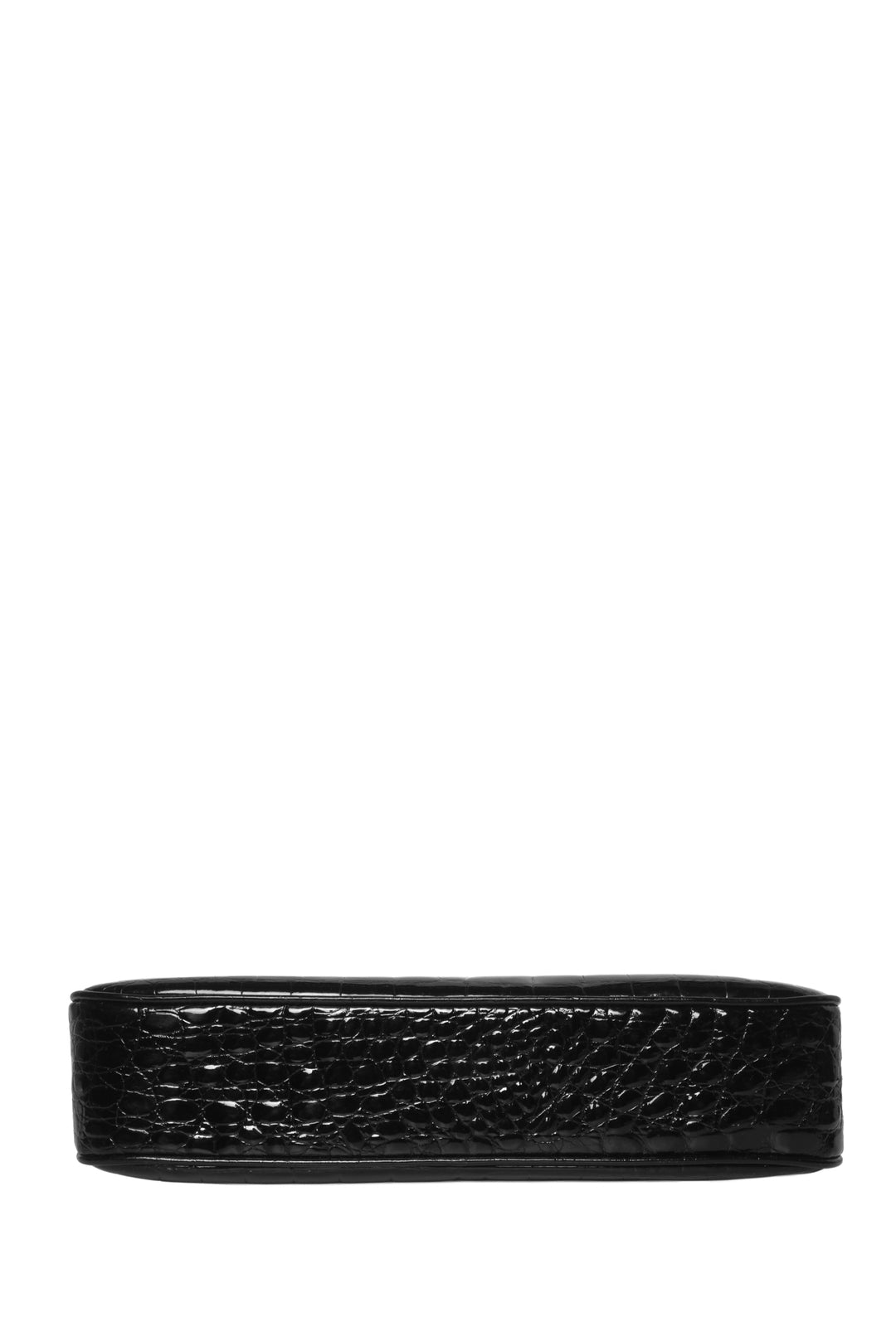 Celine Vintage Triomphe Croc Embossed Hobo