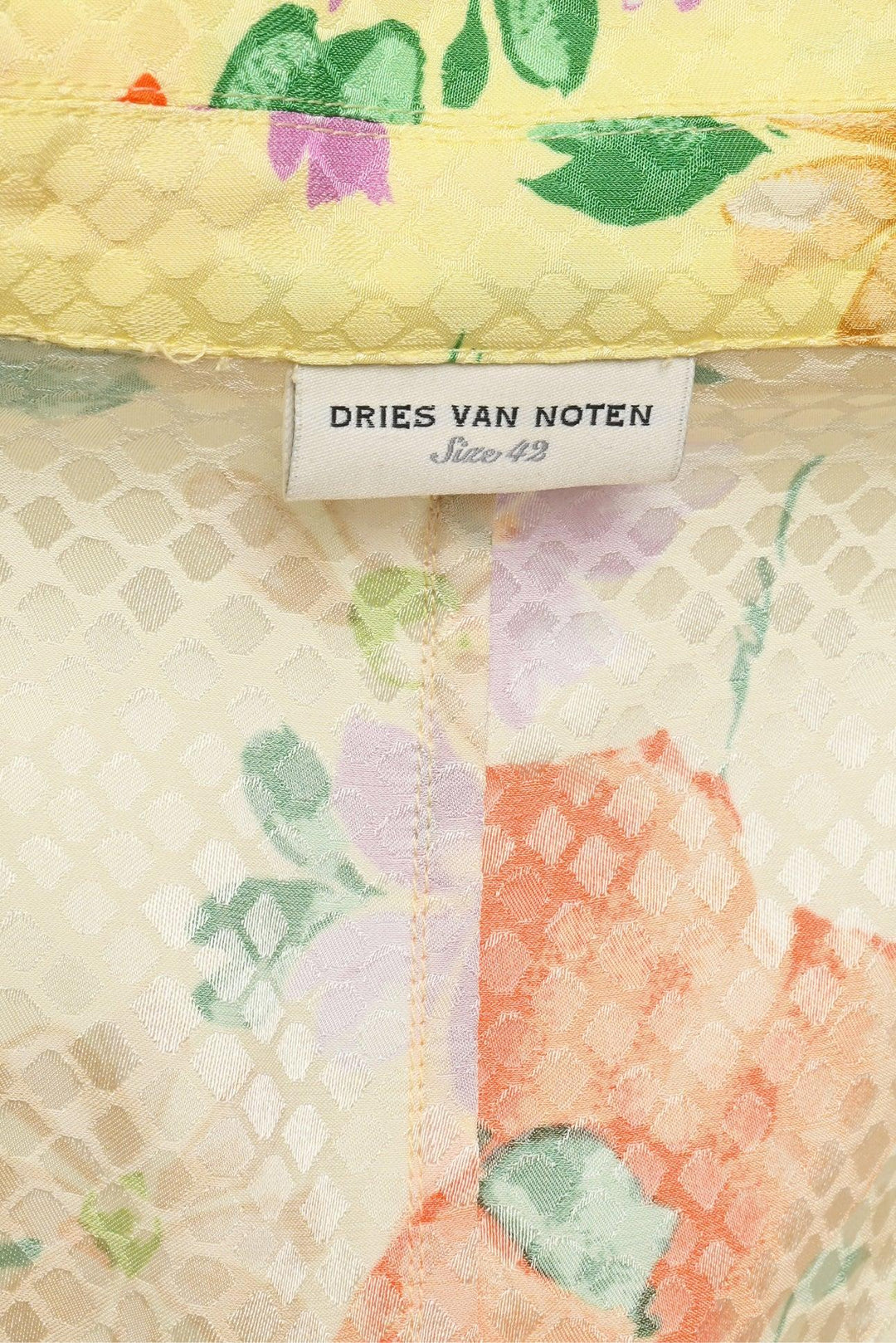 Dries Van Noten Size 42 Floral Print Blazer