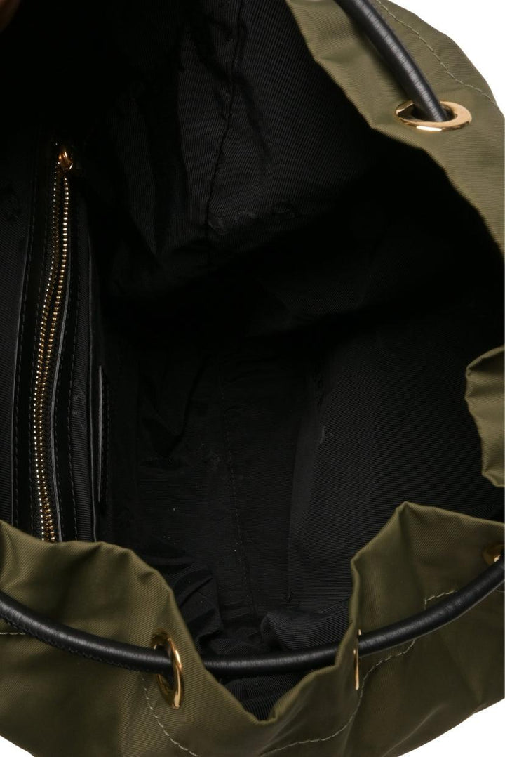 Burberry Rucksack Nylon Leather-Trimmed BackPack