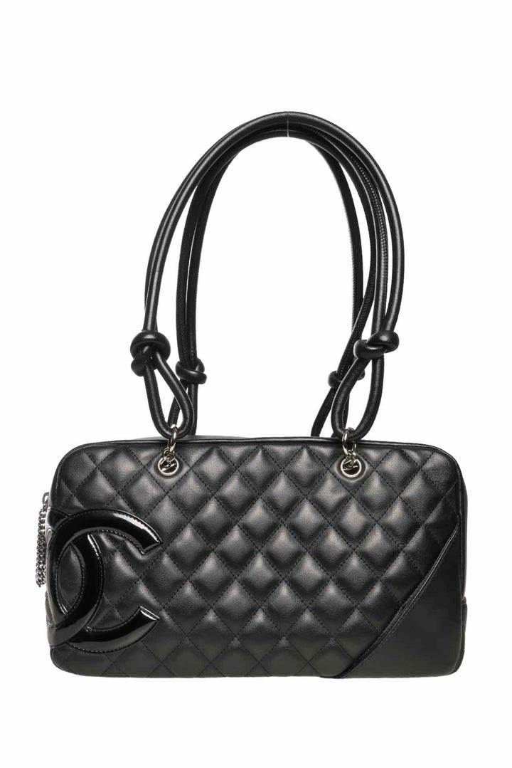 Chanel 2009-2010 Quilted Large Cambon Bowler Shoulder Bag