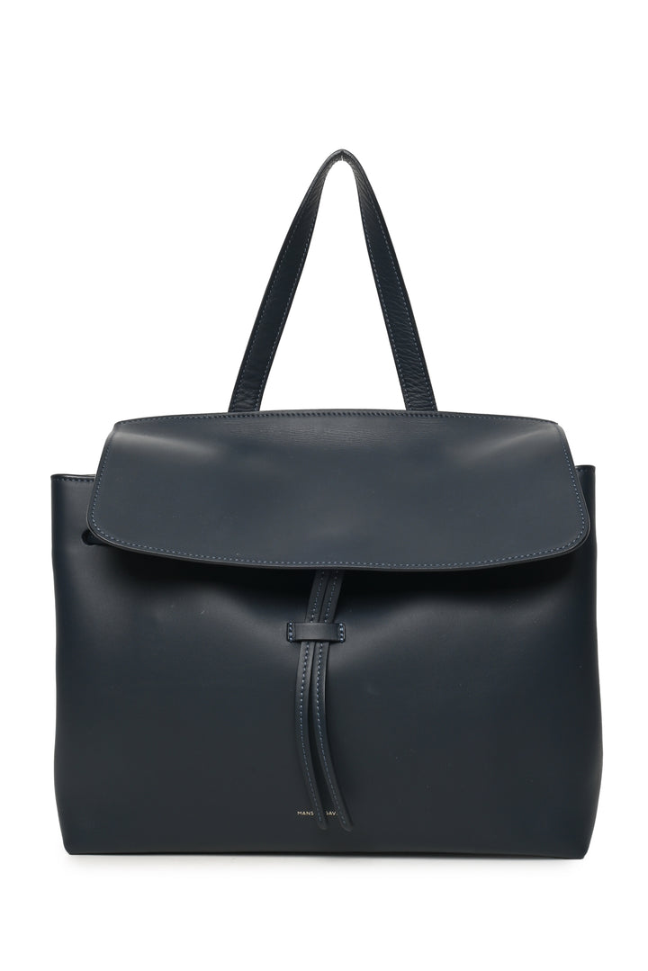 Mansur Gavriel Smooth Calfskin Leather Lady Top Handle Purse