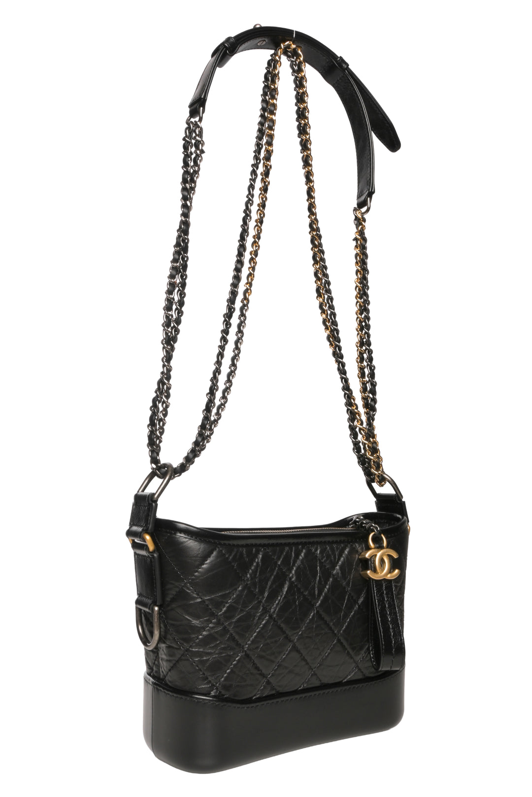 Chanel Aged Calfskin Small Gabrielle Hobo