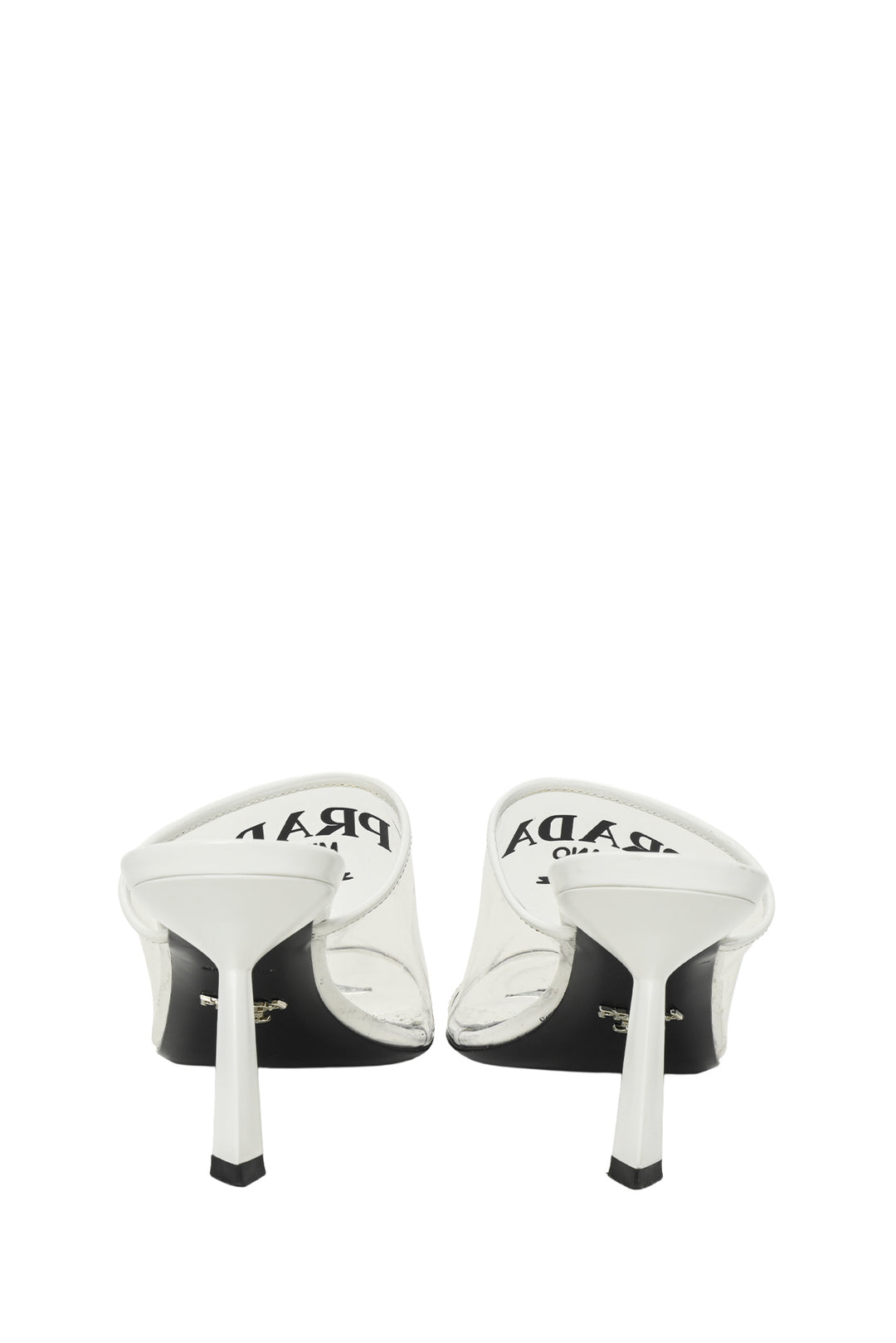 Prada Size 37 PVC Printed Mules