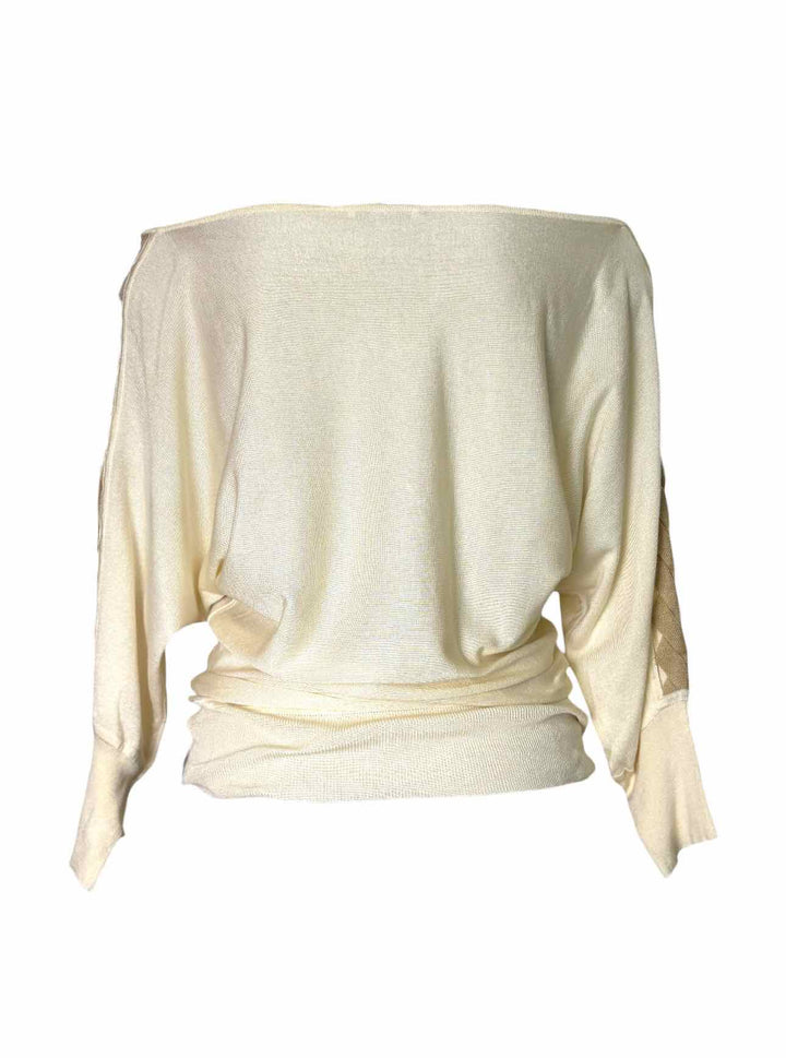 Versace Size 44 Braided Sleeve Sweater