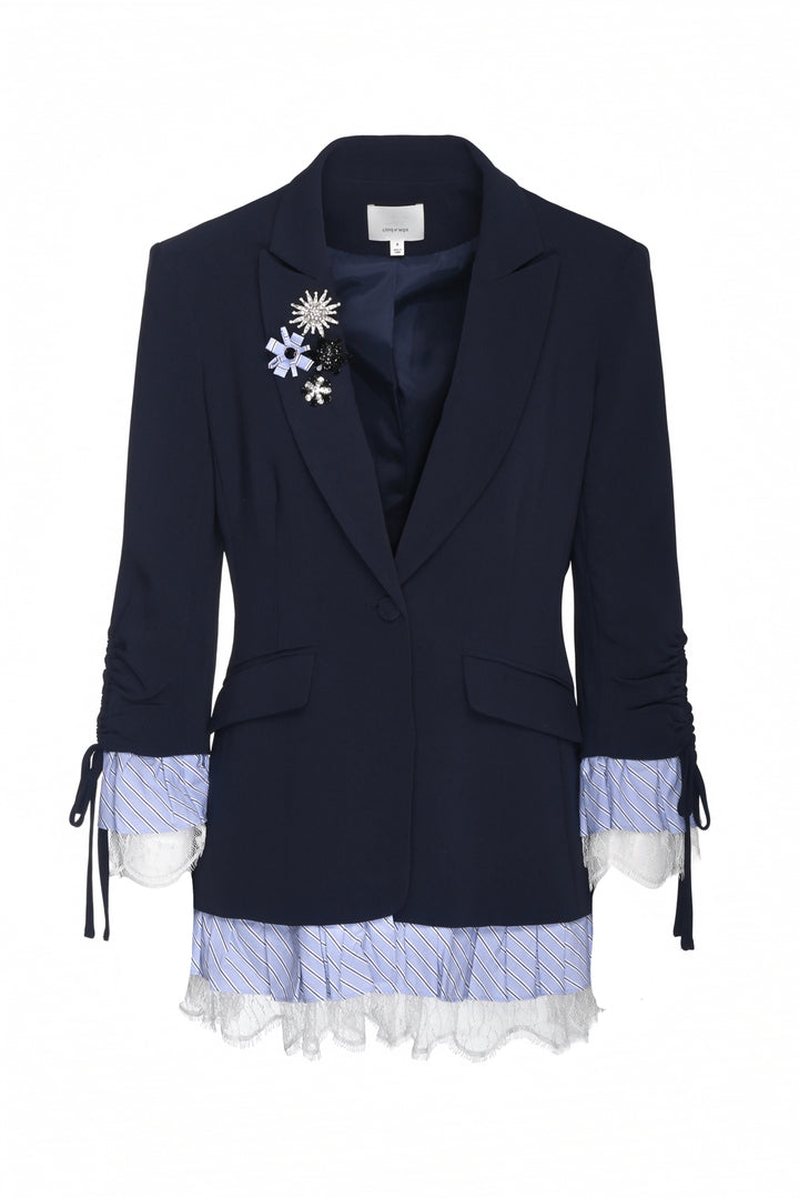 cinq a sept Embellished Size 8 Blazer