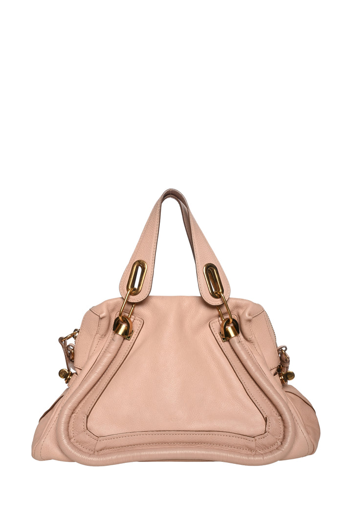 Chloe Leather Medium Paraty Shoulder Bag