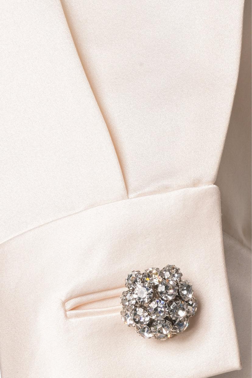 Prada Size 36 2022 Double Satin Cropped Jacket