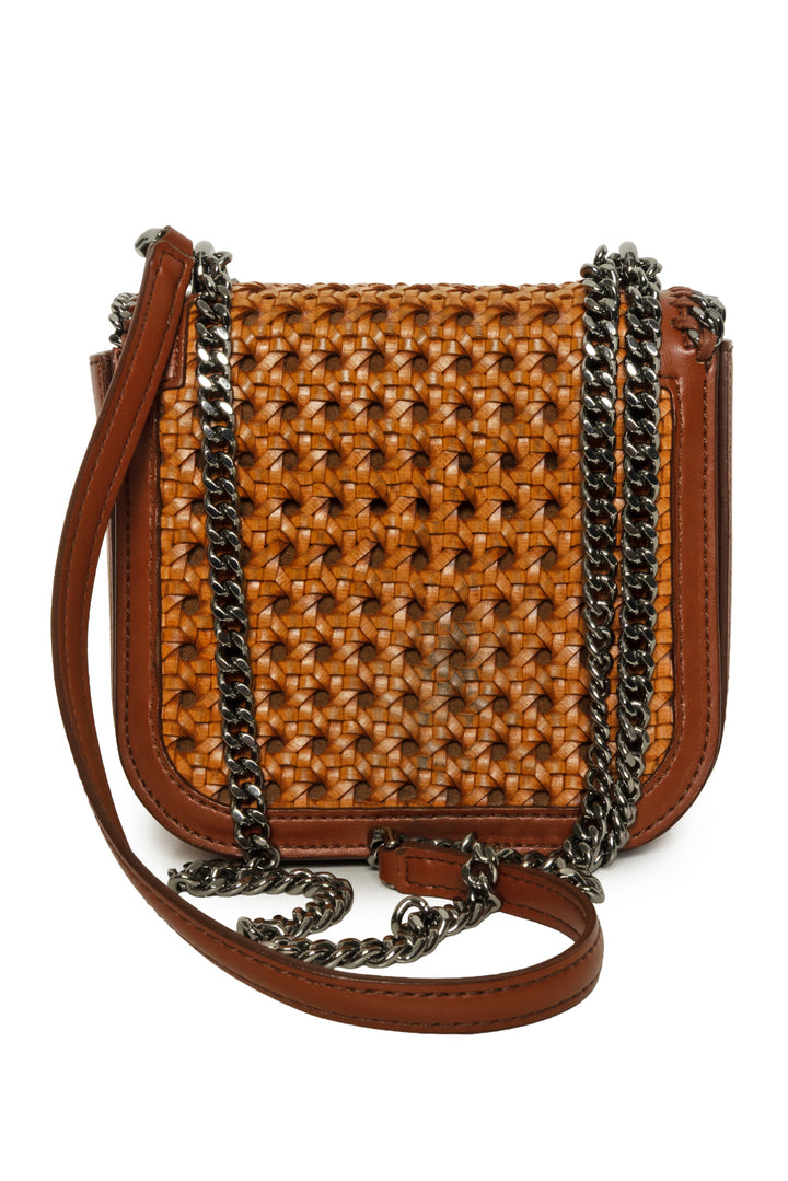 Stella Mccartney Falabella Box Wicker Basket Crossbody Bag