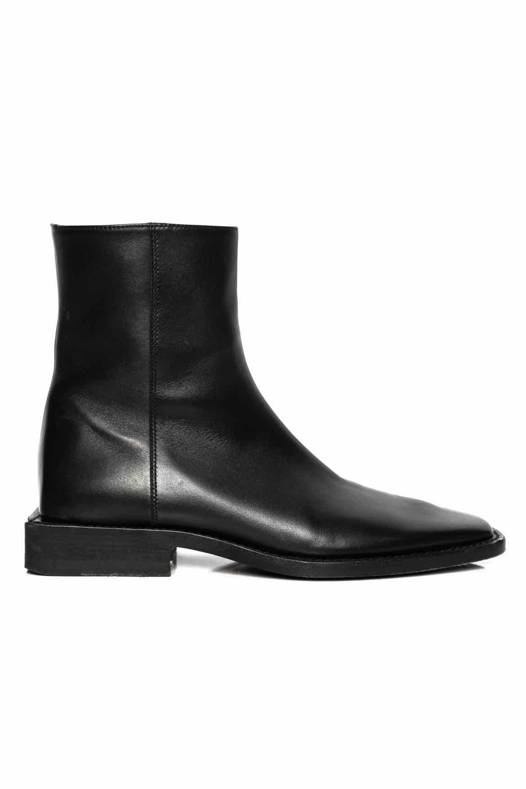 Balenciaga Size 37.5 Square Toe Ankle Boots