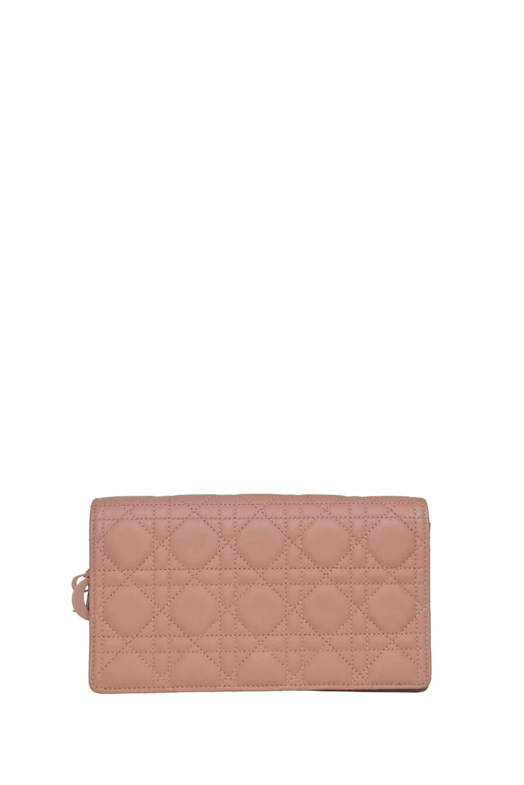 Dior 2021 Ultra Matte Cannage Lady Dior Wallet on Chain