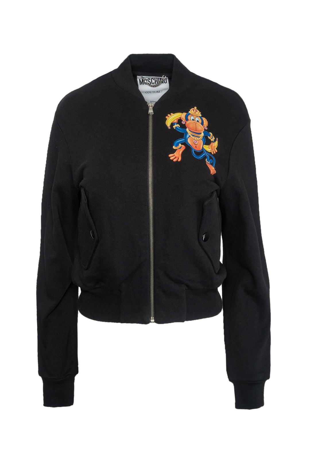 Moschino Size XS Monkey Graphic Cotton Jacket