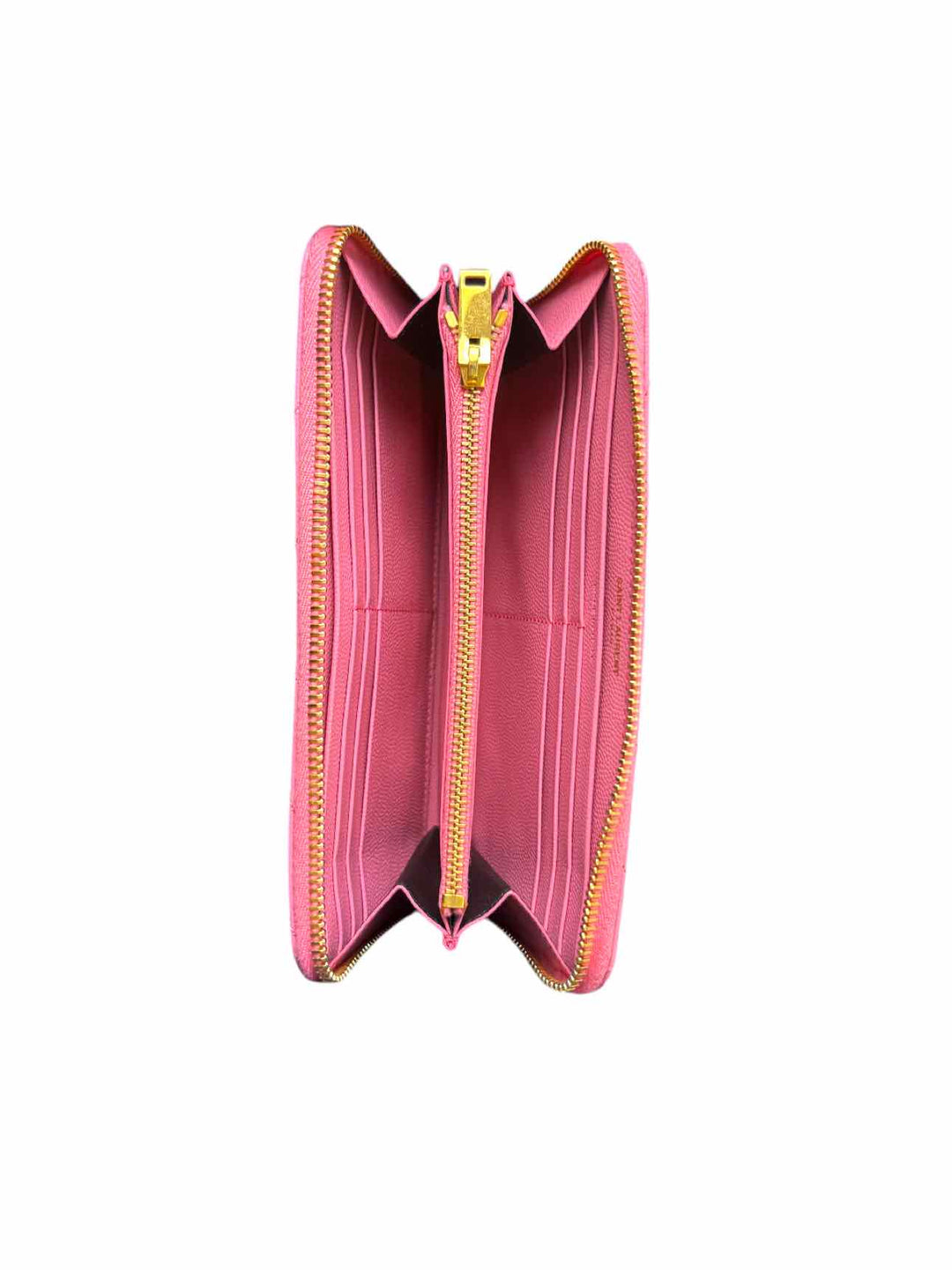 Saint Laurent Cassandre Matelasse Zip-Around Leather Wallet