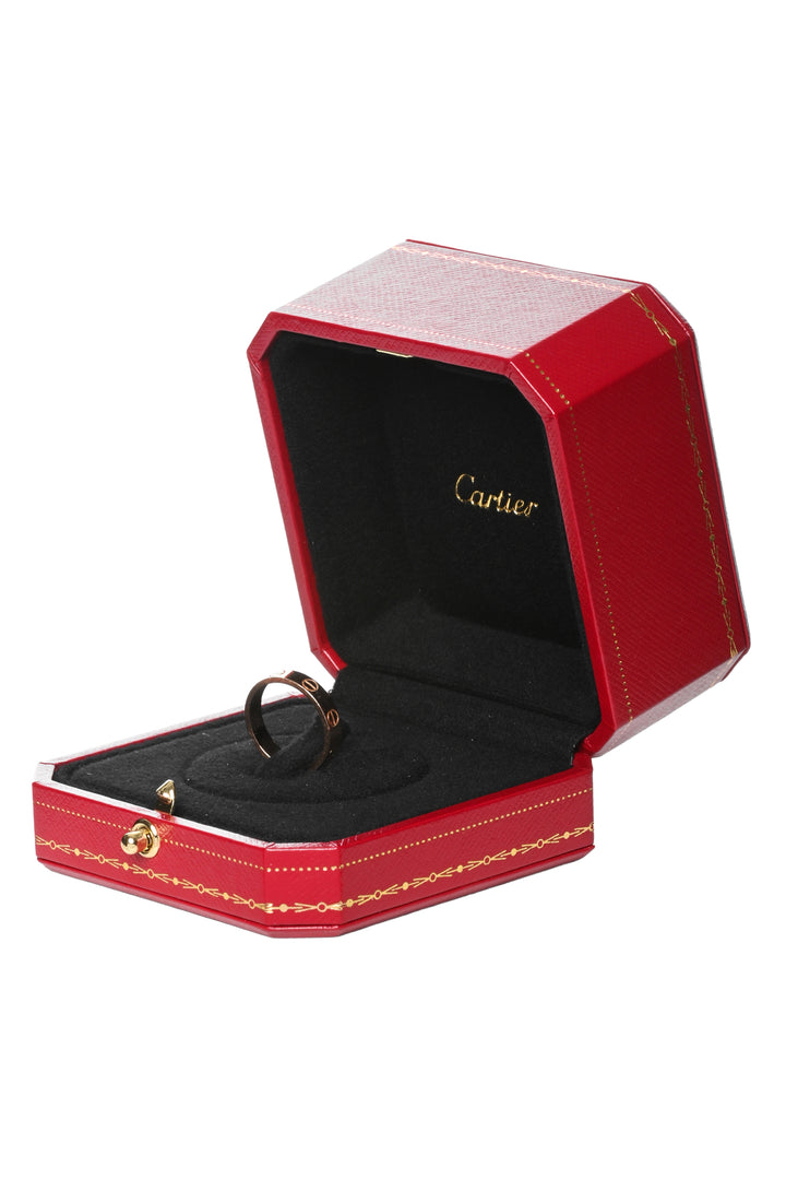 Cartier Size 4.5 18K Rose Gold Love Ring