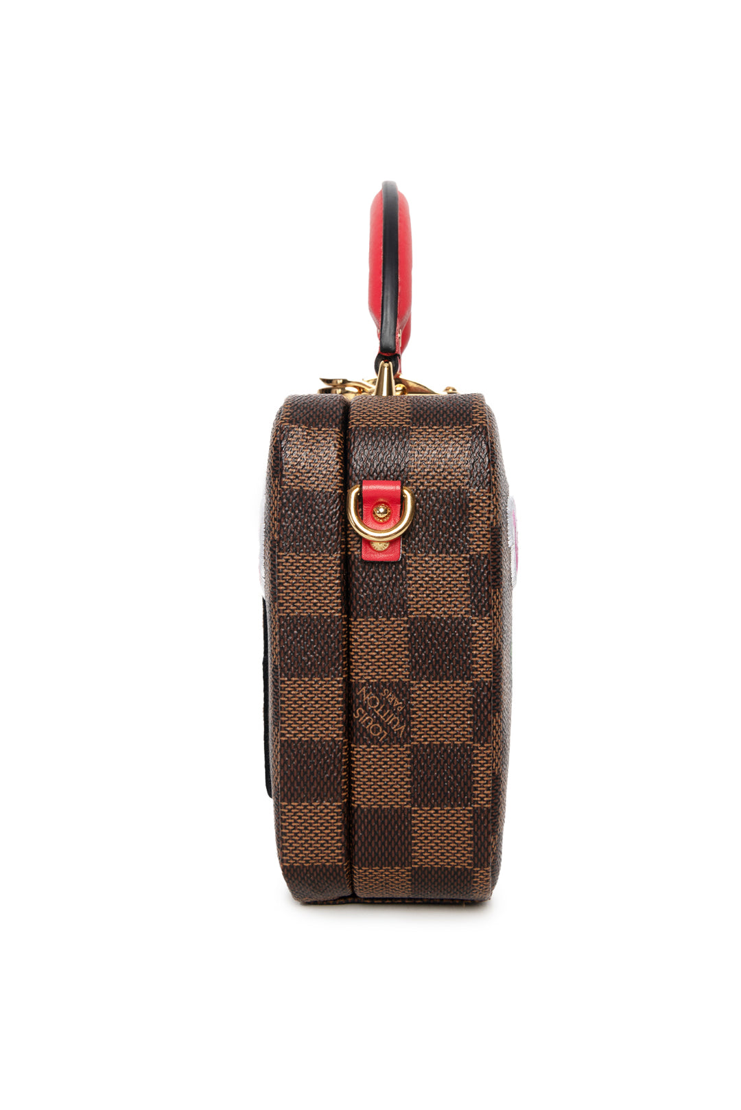 Louis Vuitton Damier Ebene Stories Handle Bag