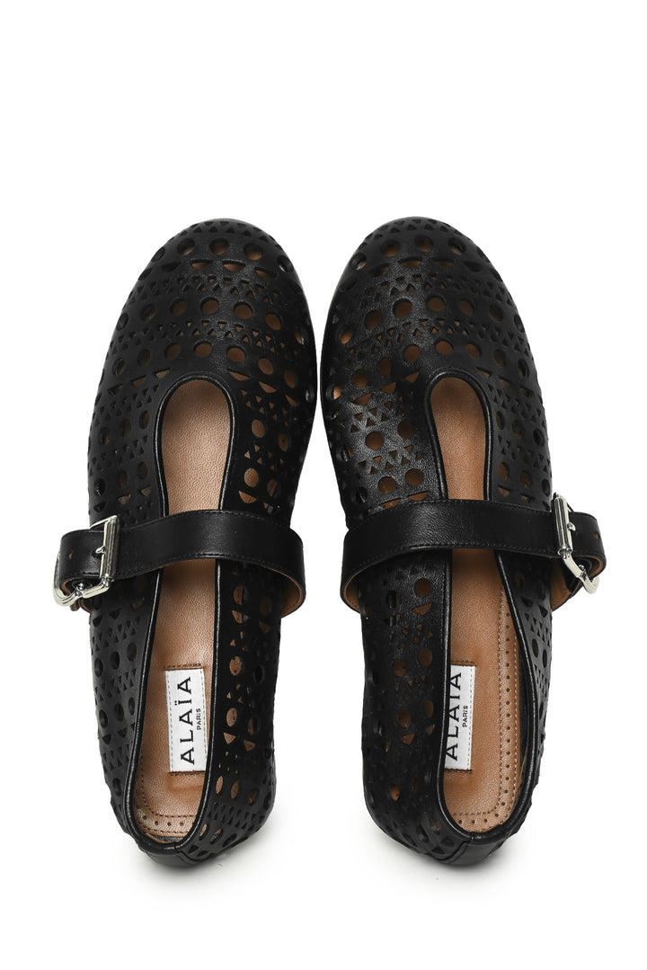 Alaia Size 36 Vienne Leather Ballet Flats