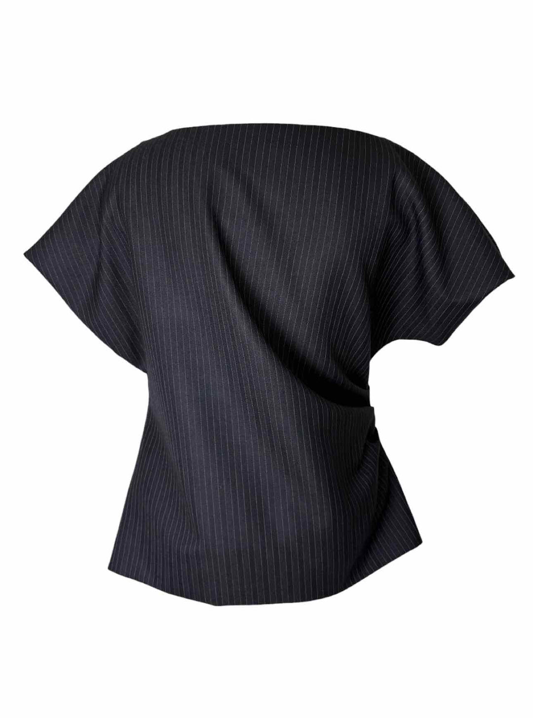 Dries Van Noten Size 40 Pinstripe Wool Tops