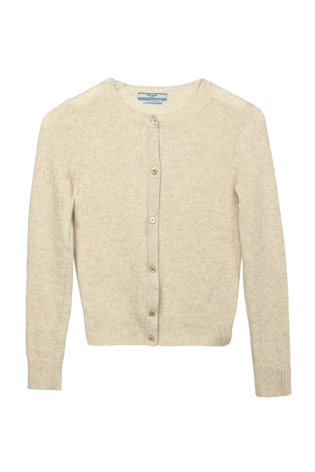 Prada Size 40 2011 Wool & Cashmere Blend Cardigan