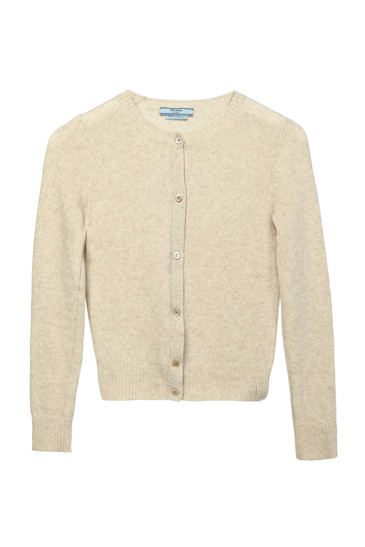 Prada Size 40 2011 Wool & Cashmere Blend Cardigan