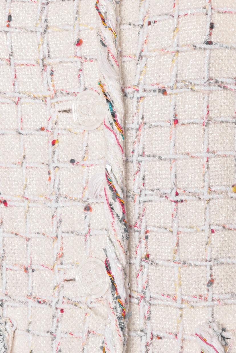 Chanel Size 36 Multi-Coloured Fantasy Tweed Jacket