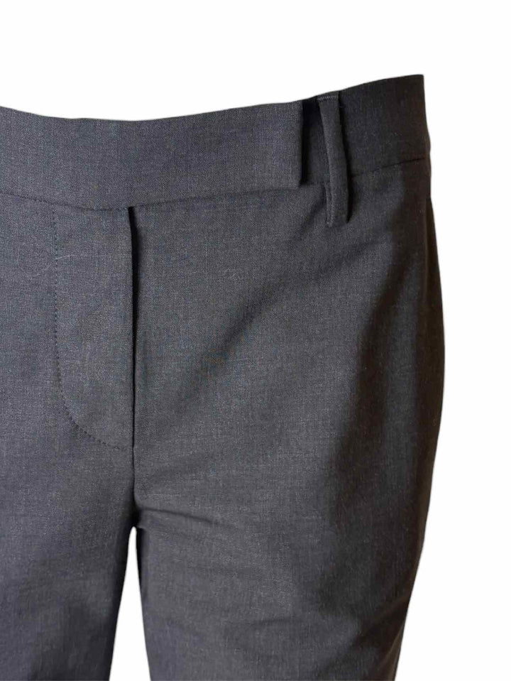 Brunello Cucinelli Size 6 Wool Blend Ankle Zipper Pants