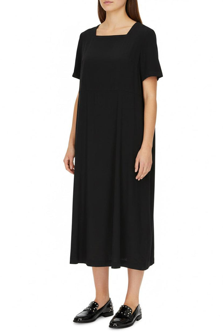 Comme Des Garcons Size S Black Label Short Sleeve Midi Dress