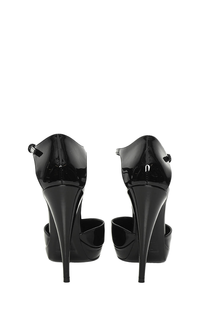 Saint Laurent Size 36.5 Zizi Patent Leather Pumps