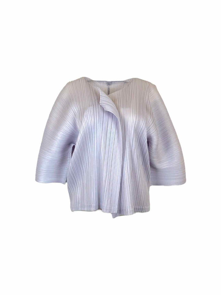 Pleats Please Size OS Pleated Open Cardigan